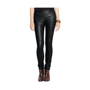 Laure by Ralph Lauren leather pants